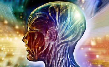 Abstract Human Genome Genetics Concept