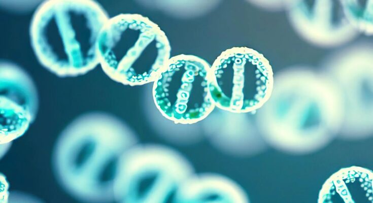 DNA Circles Illustration