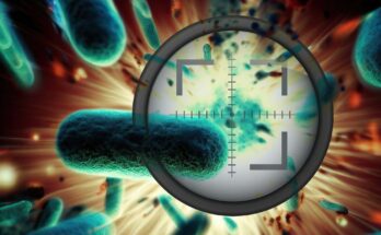 Antibiotic Destroying Bacteria Illustration