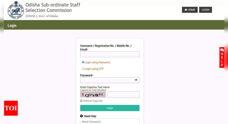 Reclutamiento de técnicos de laboratorio de OSSSC 2023: solicite las vacantes 981 en osssc.gov.in