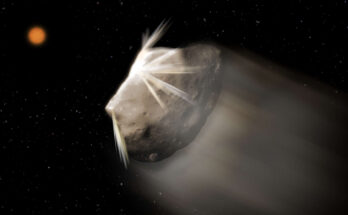 Los centauros adquieren características similares a las de los cometas a través de encuentros cercanos con Júpiter y Saturno.