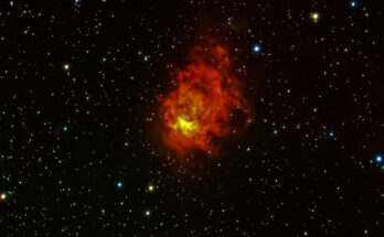 The Daily Telescope: una protoestrella gigante en una nebulosa distante