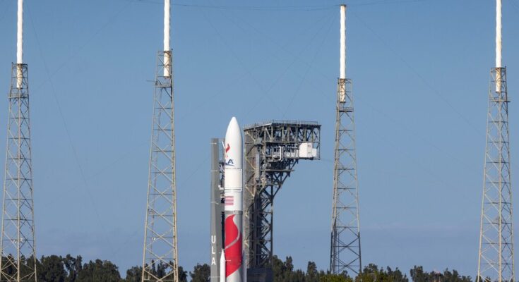 Cohete Vulcan listo para su primer lanzamiento con misión de alunizaje