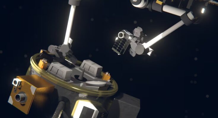 El ejército estadounidense lanza un robot a uno de sus satélites