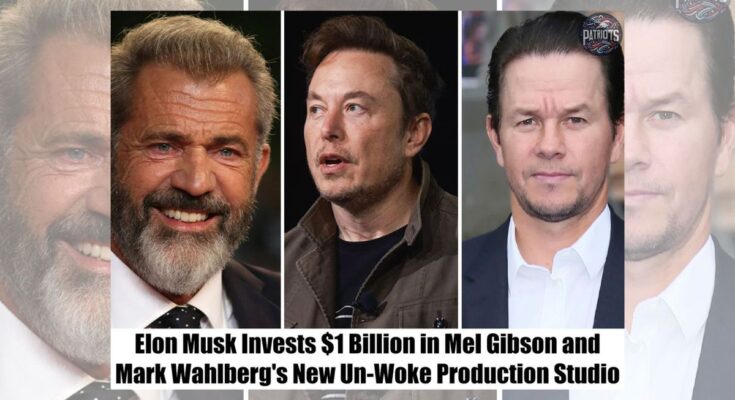 ¿Elon Musk invierte mil millones de dólares en el estudio de producción 'no vocal' de Mel Gibson y Mark Wahlberg?