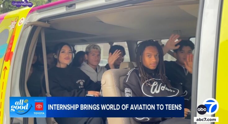 El programa de pasantías del Centro de Ciencias de California ayuda a los adolescentes a explorar carreras con una carrera en la industria de la aviación