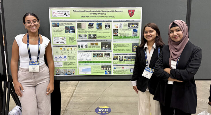 Estudiantes de ciencias naturales presentan investigación en la Reunión Nacional de la American Chemical Society celebrada en la Universidad de Washington DC - Caldwell