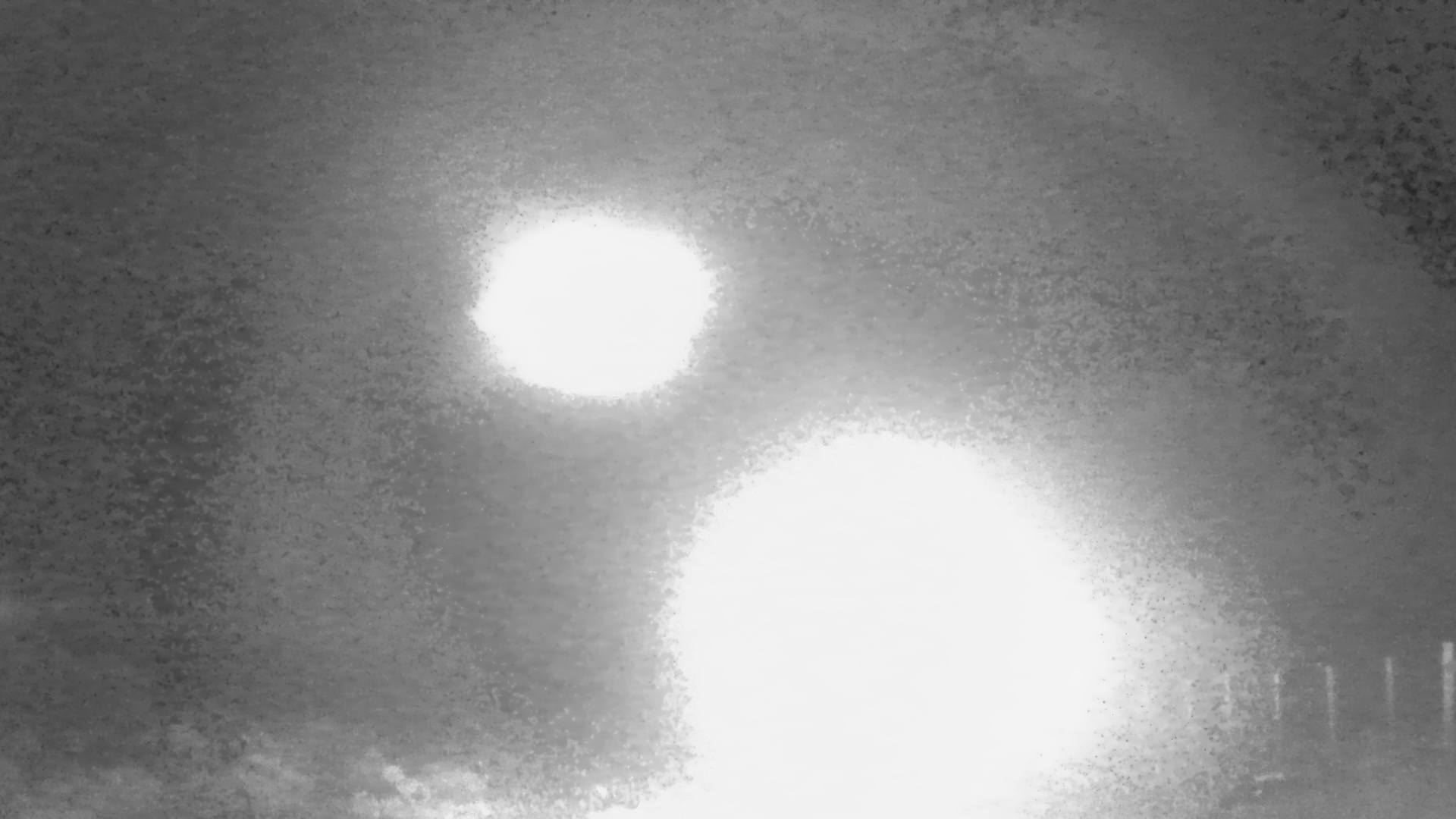 Una foto de cámara de vida silvestre que muestra fotos extrañas en el cielo nocturno