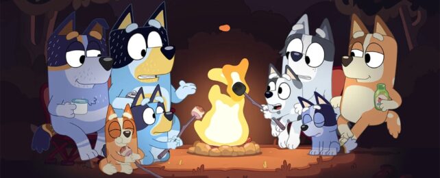 Campamento azul