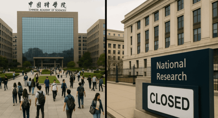 China está avanzando en la ciencia global a medida que regresó de la investigación estadounidense