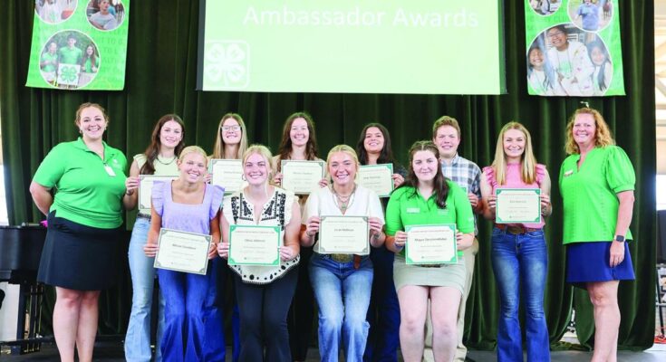 Iowa 4-H 13 celebra la elección de los embajadores de Nueva Zoología | Registro diario de Olveen