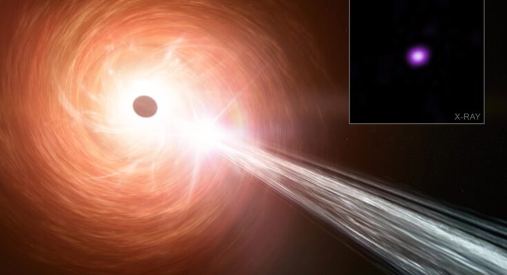 Astrónomos que están atónitos por un creciente agujero negro más allá de los límites conocidos