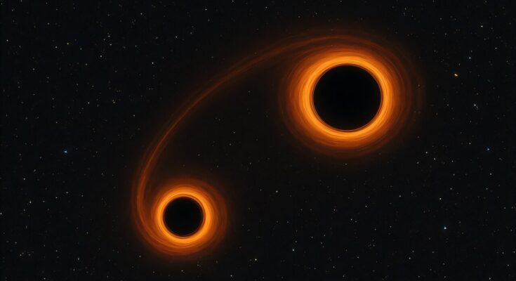Se han revelado fuentes de colisión de agujeros negros con ruta orbital 'aplastada'