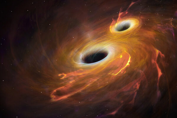 image of two black holes