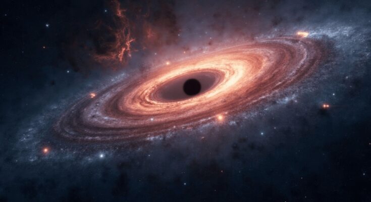 Black hole in space