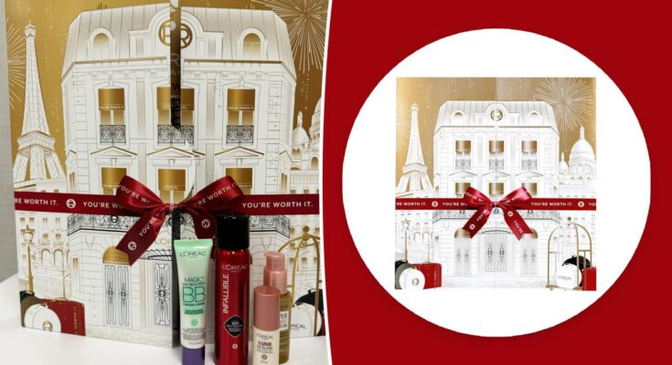 El Calendario de Adviento de L'Oréal Paris está lleno de favoritos de belleza de la alfombra roja