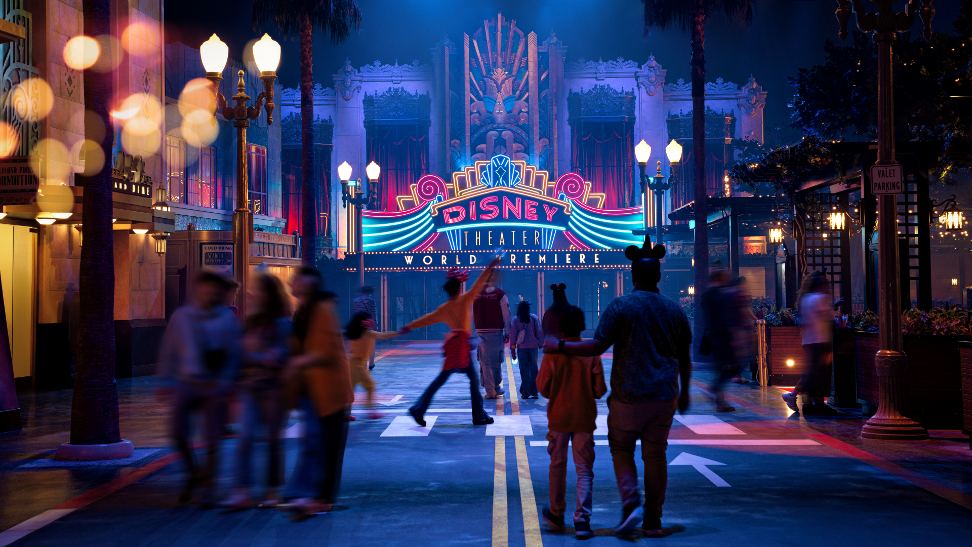 Plaza de estreno mundial en Disney Adventure World