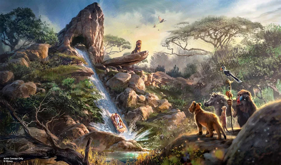 Los visitantes podrán seguir el viaje de Simba desde cachorro hasta rey cuando se convierta en la primera atracción inspirada en El Rey León de Walt Disney Animation Studios en Disney Adventure World en París. (Parques de Disney)