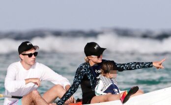 París causa sensación en la escapada familiar del Hilton St. Barths