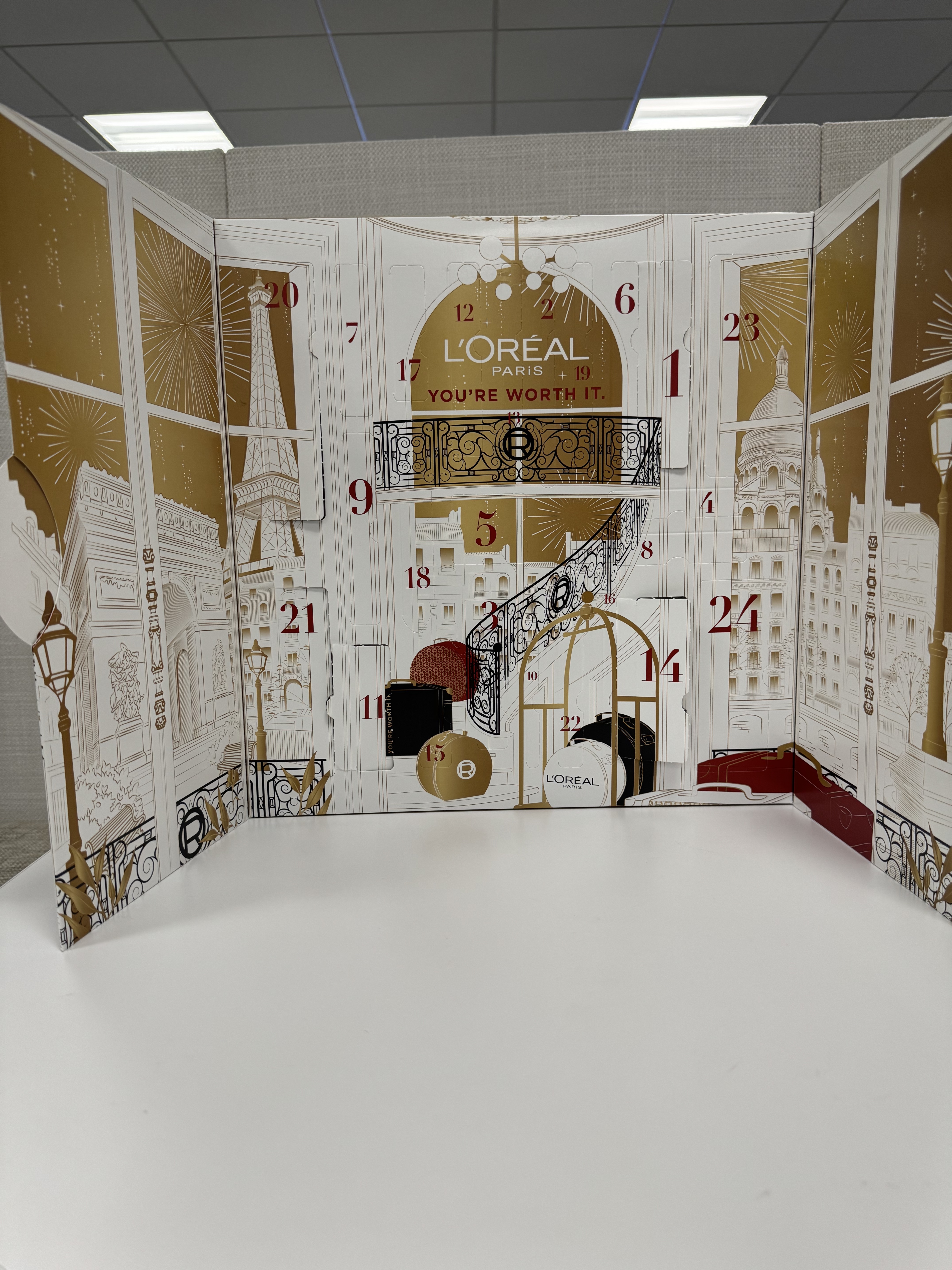 Calendario de Adviento de L'Oréal Paris.