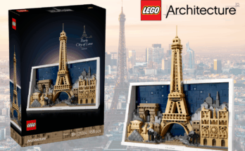 LEGO Architecture 21064 París - Ciudad del Amor combina horizontes y postales en un nuevo formato.