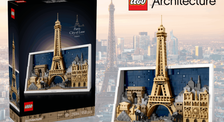 LEGO Architecture 21064 París - Ciudad del Amor combina horizontes y postales en un nuevo formato.