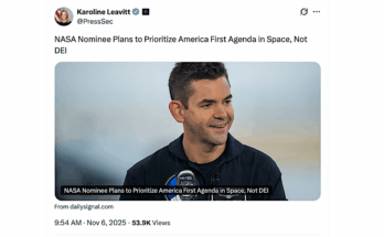 White House Hits NASA With DEI Snark