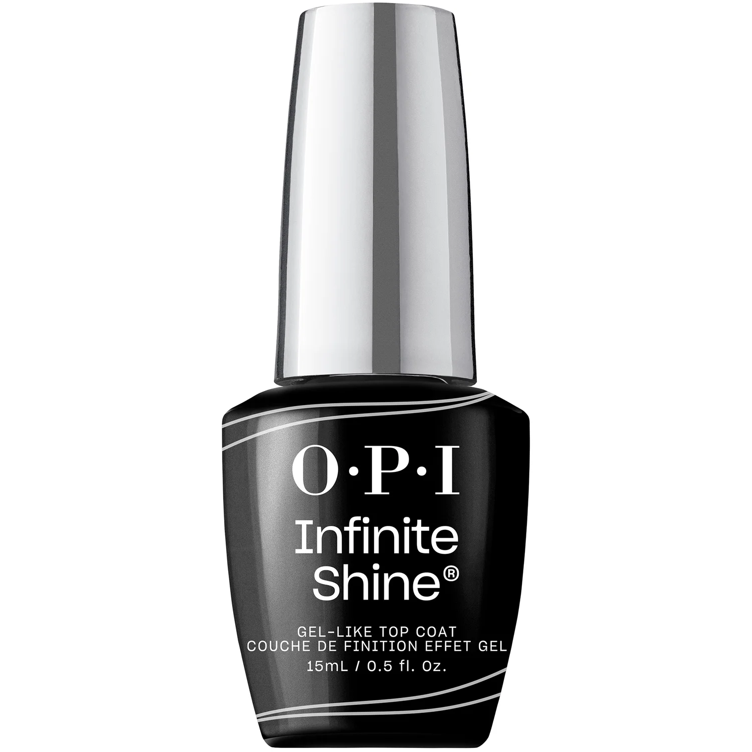 Esmalte de uñas transparente tipo gel de larga duración OP Infinite Shine - Capa superior 15 ml