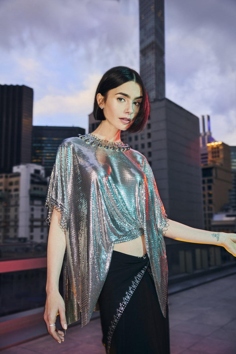 ¡Mira ese bob! Imagen: Lily Collins. 