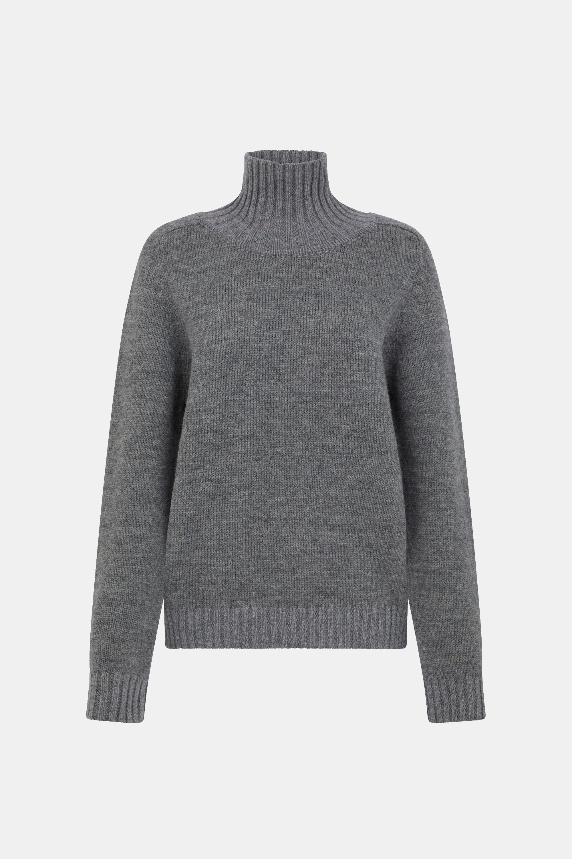 Fan&Oslash; Jersey de lana británica con cuello alto