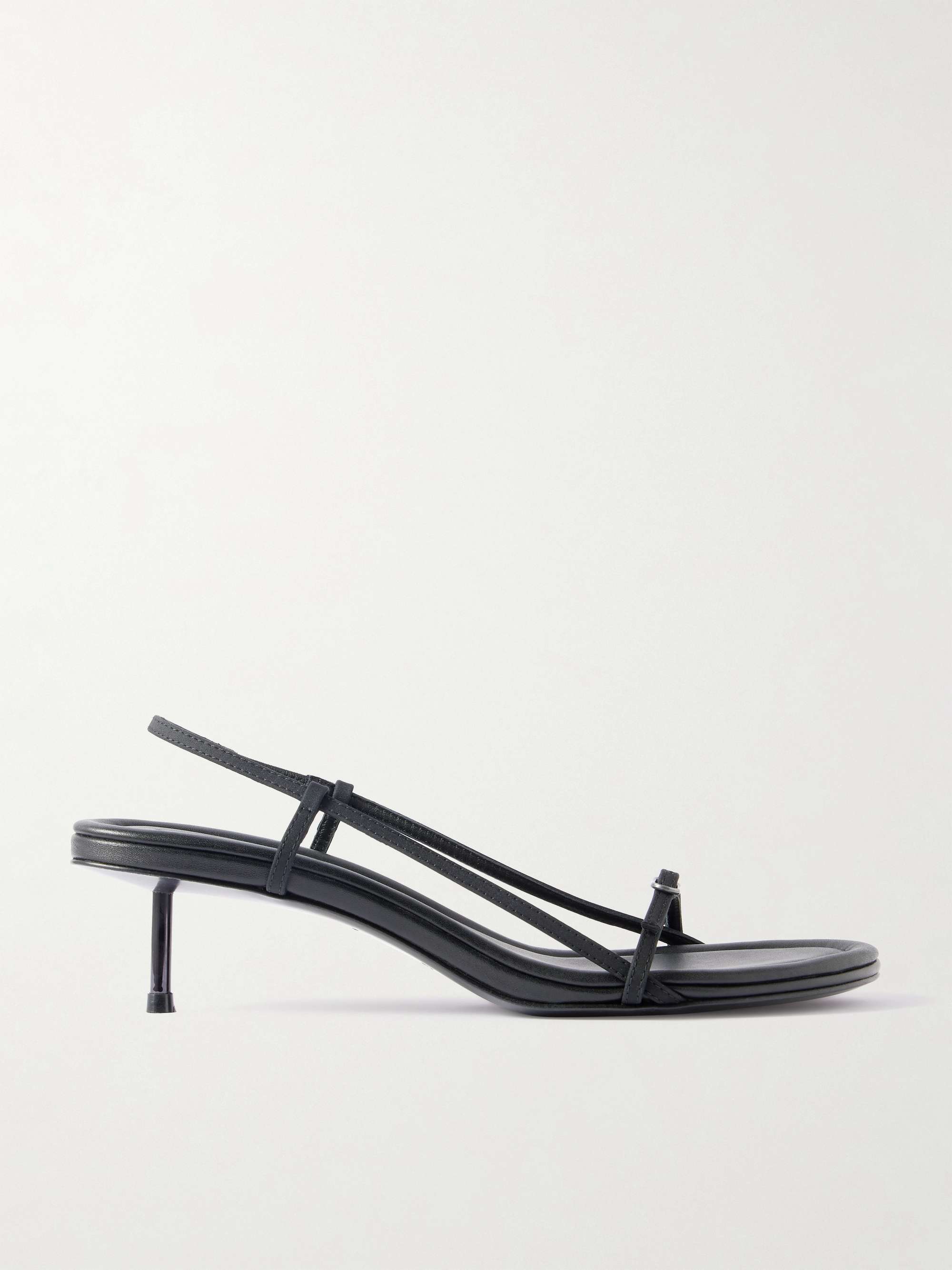 Sandalias pequeñas de piel con cinturón