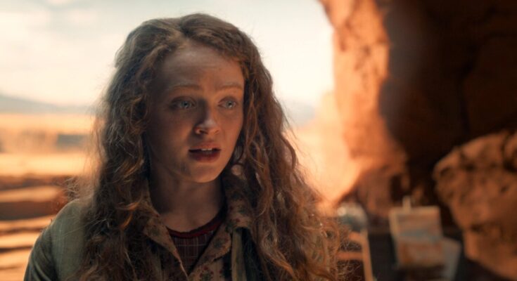 Sadie Sink at Max in