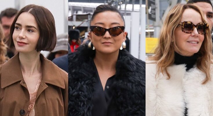 Lily Collins, Ashley Park y ​​Filipeine Leroy-Beaulieu de Emily en París llegan con estilo a la estación de tren de París antes del estreno de la temporada 5 | Ashley Park, Emily en París, Lily Collins, Filipina Leroy-Beaulieu | Noticias y chismes de celebridades | Entretenimiento, fotos y vídeos.