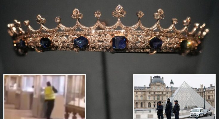 Se exhibieron más joyas reales brillantes mientras París todavía estaba molesto por el robo del Louvre.