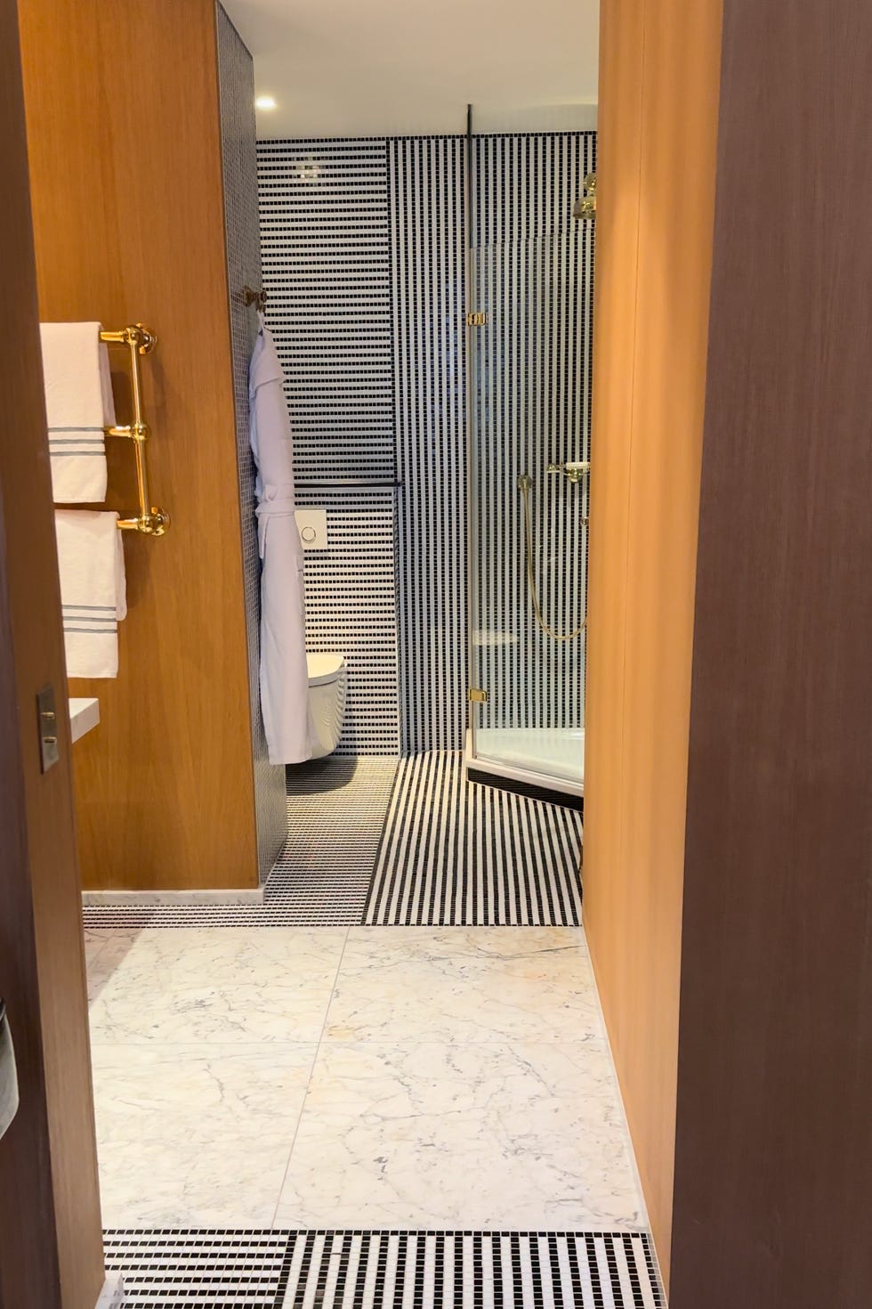 Baño protegido del hotel