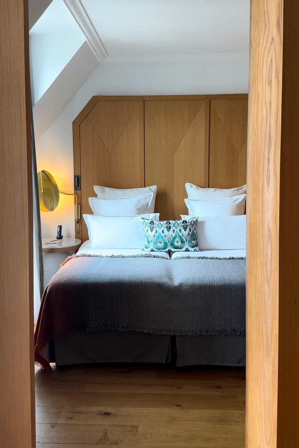 Dentro de la habitación del Hotel Vernet