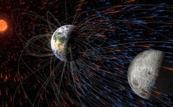 La luna lleva miles de millones de años robando la atmósfera de la Tierra