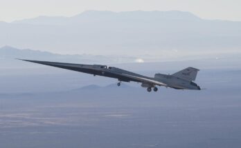 El avión ultrasilencioso X-59 de la NASA surca los cielos por primera vez