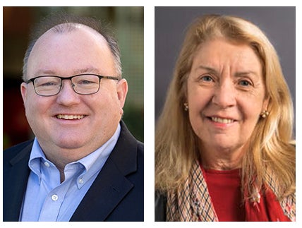 Mark Long y Susan Hackwood Mark Long y Susan Hackwood